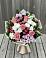 Букет цветов из: Альстромерии, Гвоздики, Розы и Хризантемы в Ходзь
