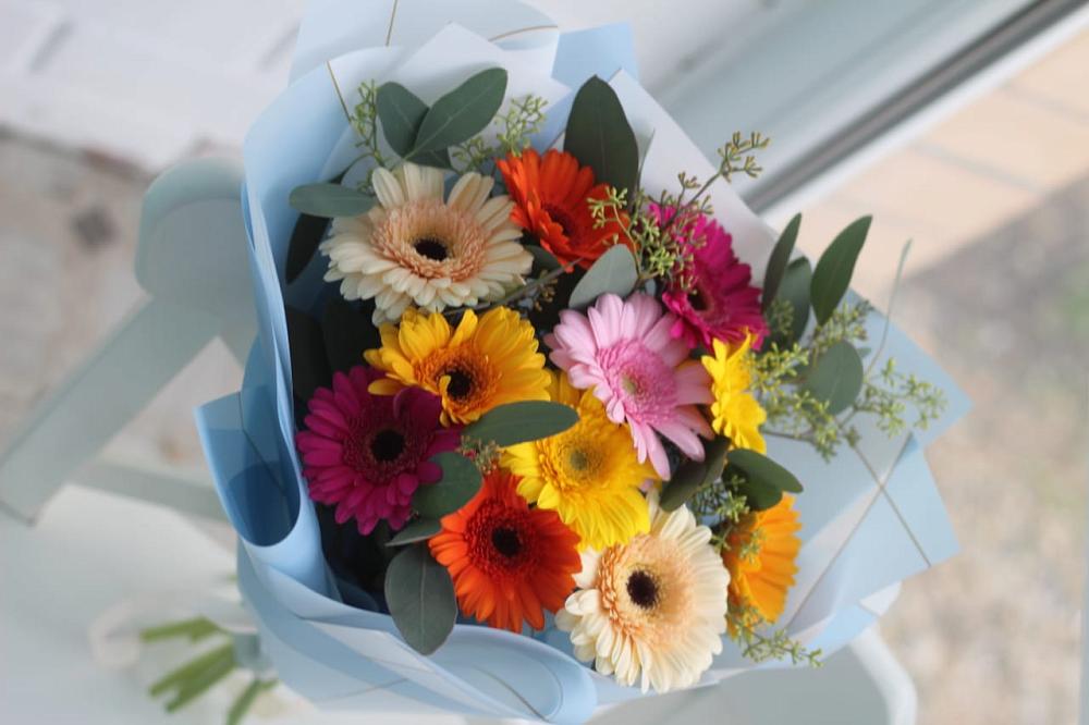 Букет цветов из: Герберы в Ходзь