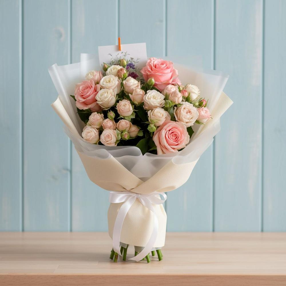 Букет цветов из: Розы в Ходзь