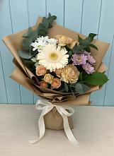 Букет цветов из:  Герберы и Хризантемы в Ходзь