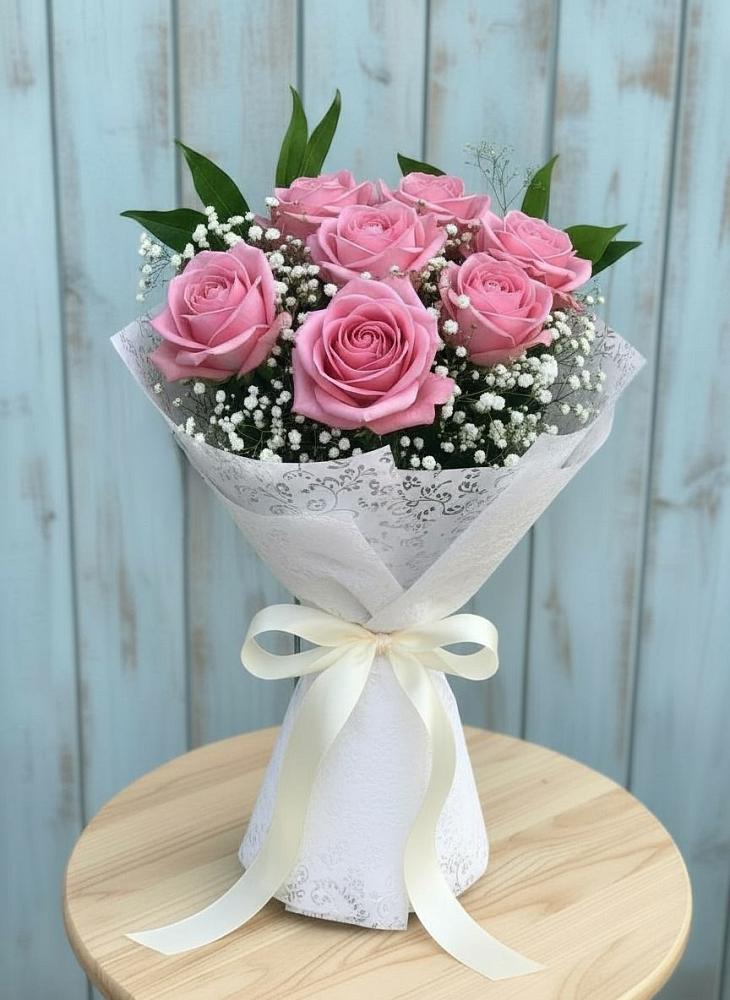 Букет цветов из: Розы в Ходзь