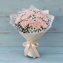 Букет цветов из:  Гвоздики в Ходзь
