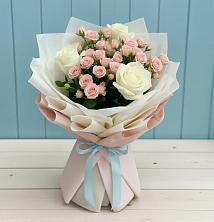 Букет цветов из:  Розы в Ходзь