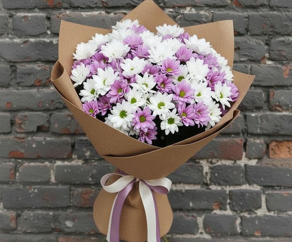 Букет цветов из: Хризантемы в Ходзь