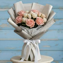 Букет цветов из:  Розы в Ходзь