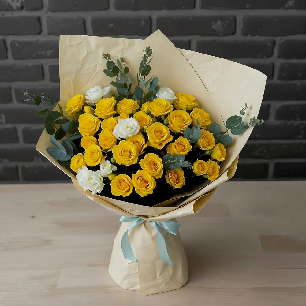 Букет цветов из: Розы в Ходзь