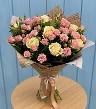 Букет цветов из:  Розы в Ходзь