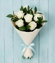 Букет цветов из:  Розы в Ходзь