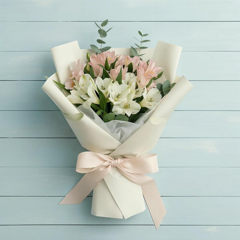 Букет цветов из: Альстромерии в Ходзь