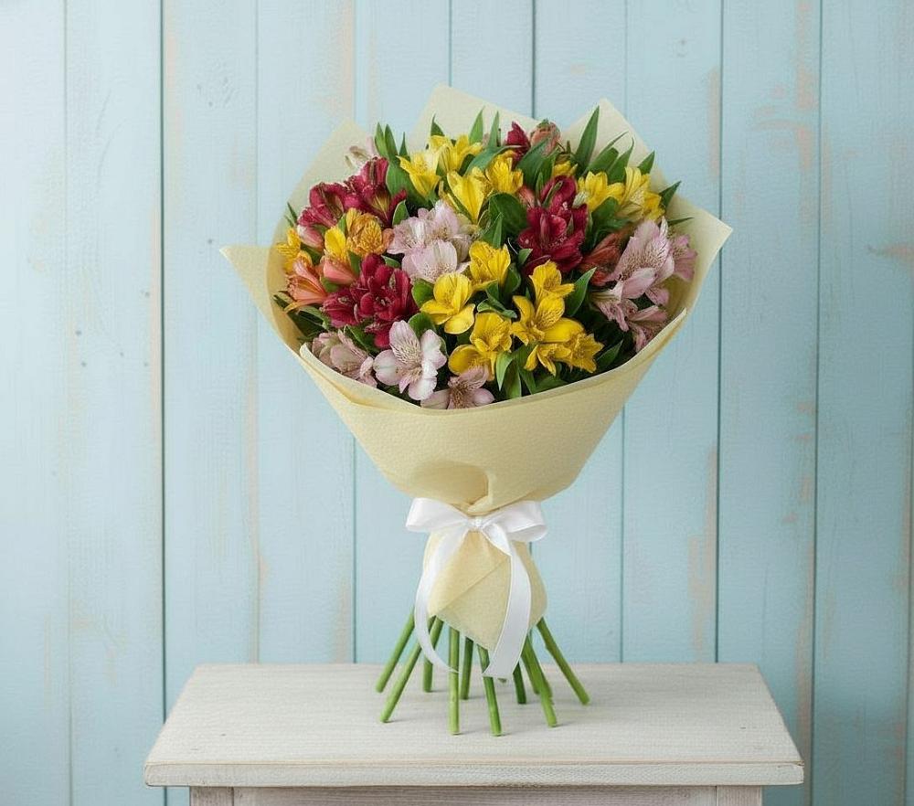 Букет цветов из: Альстромерии в Ходзь