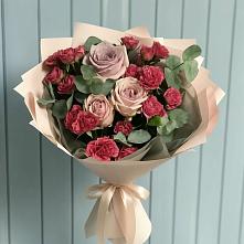 Букет цветов из:  Гвоздики и Розы #REPLACE_PRED# Ходзь