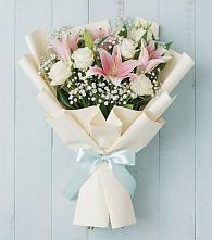 Букет цветов из:  Лилии в Ходзь