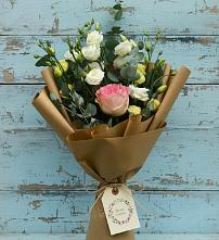 Букет цветов из:  Розы и Лизиантусы #REPLACE_PRED# Ходзь