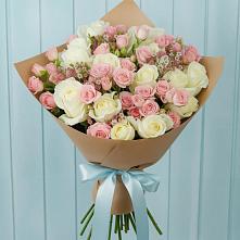 Букет цветов из:  Розы в Ходзь