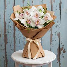 Букет цветов из:  Орхидеи и Розы #REPLACE_PRED# Ходзь